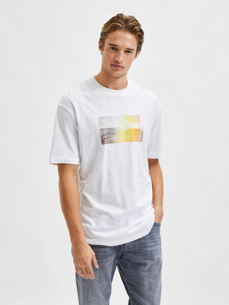 Men S T Shirts Plain Casual Striped More Selected Homme