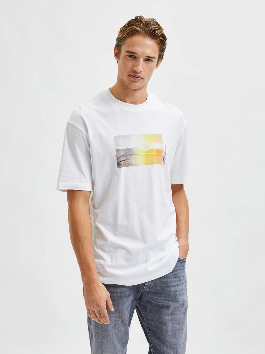 Selected CREWNECK T-SHIRT, Bright White, highres - 16083376_BrightWhite_003.jpg