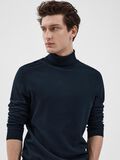 Selected LONG-SLEEVED ROLL NECK PULLOVER, Navy Blazer, highres - 16074684_NavyBlazer_779199_008.jpg