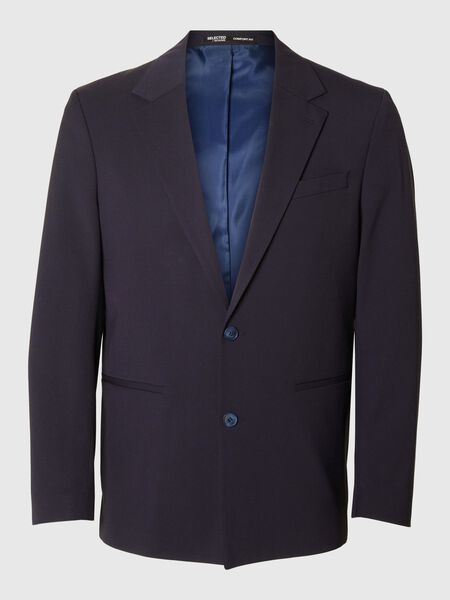 Selected OVERSIZED SINGLE-BREASTED BLAZER, Dark Navy, highres - 16093310_DarkNavy_001.jpg