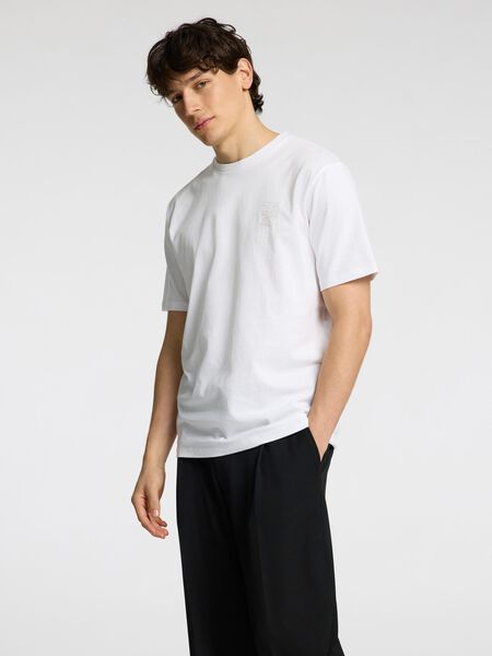 Selected REGULAR FIT PRINT T-SHIRT, White, highres - 16099318_White_1221891_003.jpg