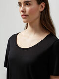 Selected LYOCELL T-SHIRT, Black, highres - 16054671_Black_008.jpg