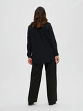 Selected RELAXED LONG SLEEVED CURVE BLOUSE, Black, highres - 16087770_Black_004.jpg