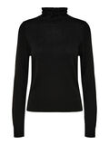 Selected FRILLED TURTLENECK, Black, highres - 16087682_Black_001.jpg