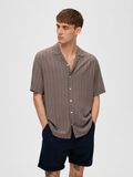 Selected PATTERNED SHORT SLEEVED SHIRT, Fog, highres - 16088360_Fog_999519_003.jpg