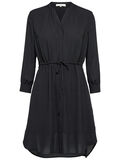 Selected CURVE RECYCLED POLYESTER DRESS, Black, highres - 16082105_Black_001.jpg