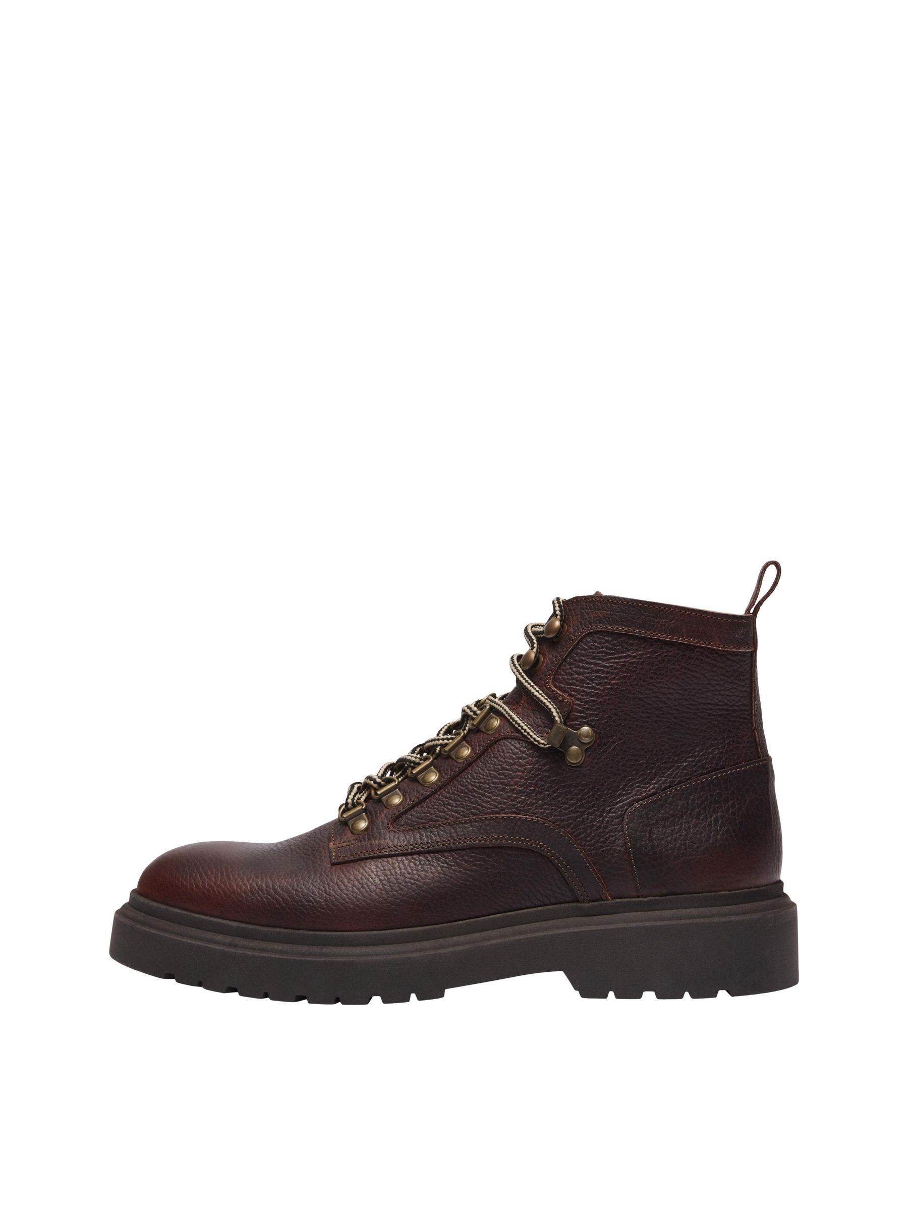 Selected femme leather hiking boot store