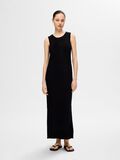 Selected KNITTED MAXI DRESS, Black, highres - 16091497_Black_005.jpg