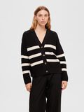 Selected STRIPED CARDIGAN, Black, highres - 16090275_Black_1042214_003.jpg