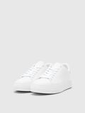 Selected LEATHER TRAINERS, White, highres - 16081298_White_006.jpg