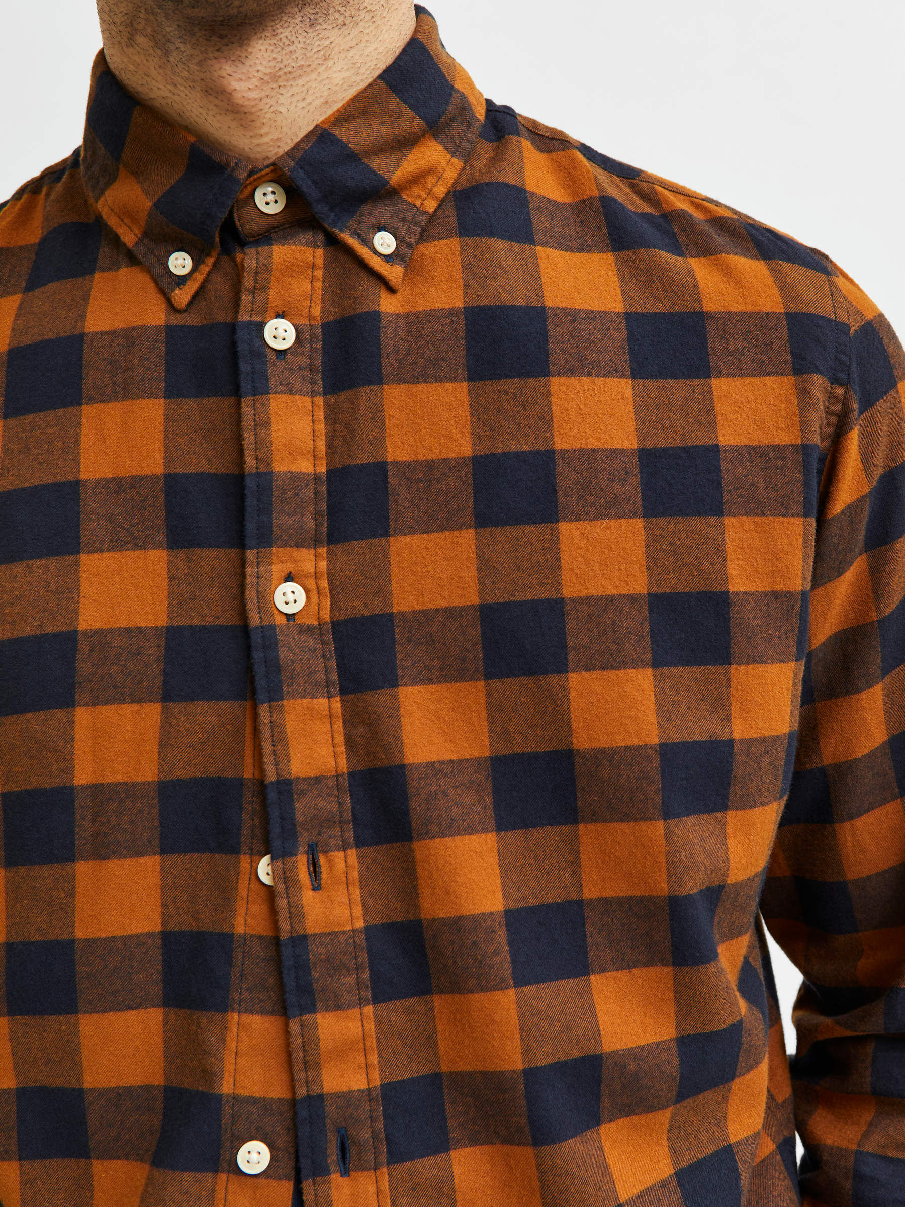 Brown FLANNEL - SHIRT | Selected®