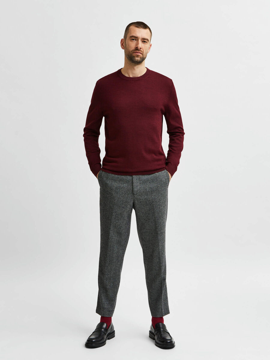 Selected LANGE MOUWEN SWEATER, Rhubarb, highres - 16079772_Rhubarb_853571_005.jpg