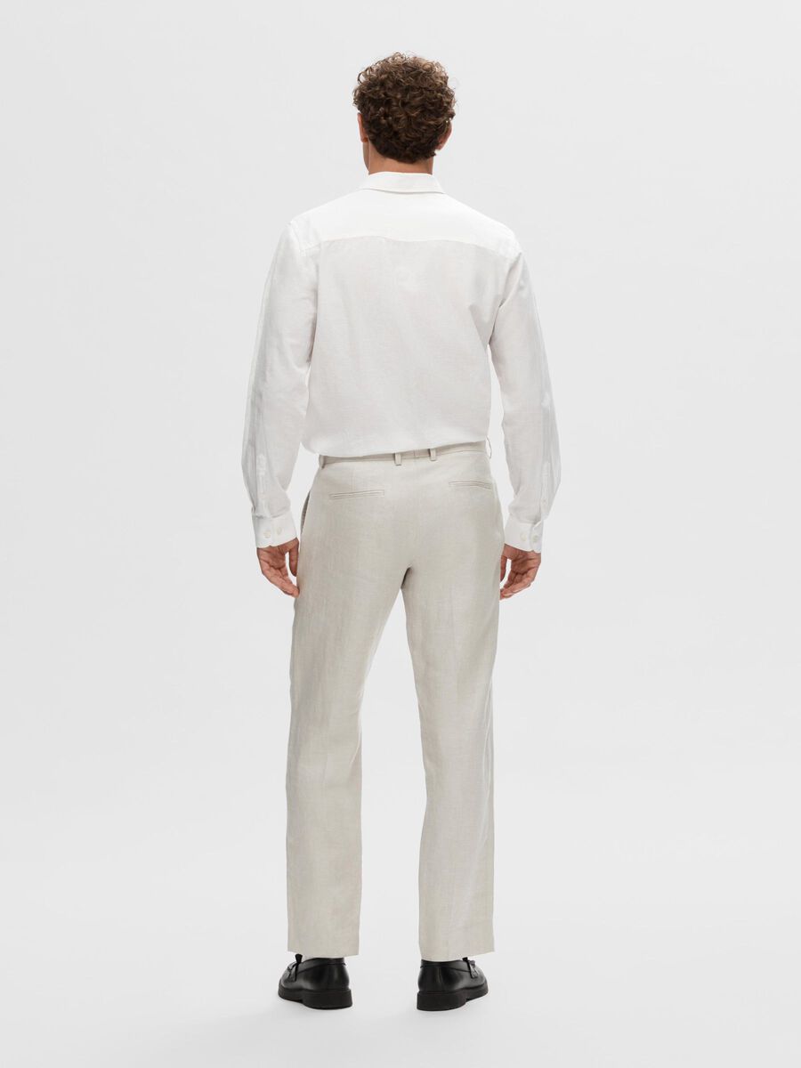 Selected 100% LINNEN PANTALON, Sand, highres - 16092415_Sand_004.jpg