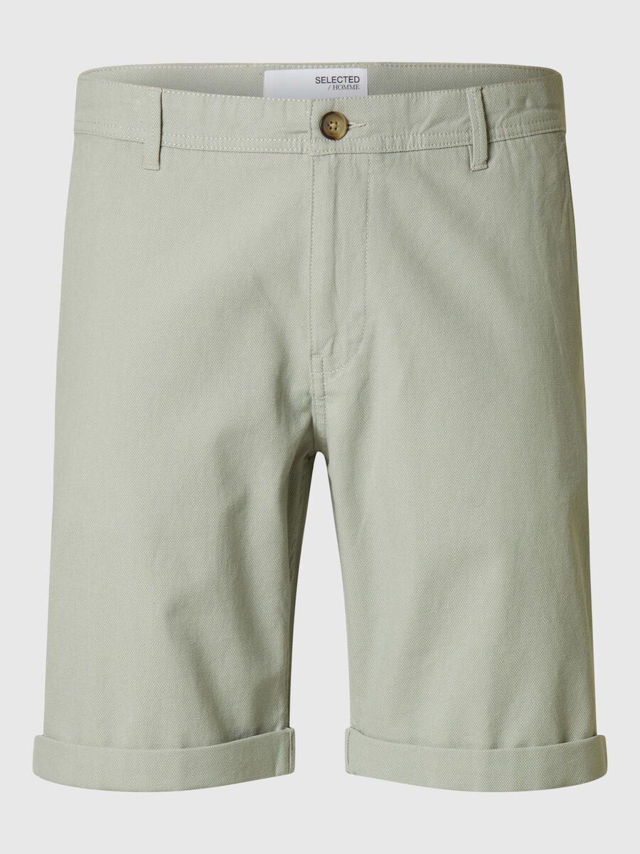 Selected COTTON FLEX SHORTS, Iceberg Green, highres - 16092357_IcebergGreen_1077227_001.jpg