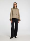 Selected COUPE CARRÉE VESTE COURTE, Greige, highres - 16099378_Greige_005.jpg