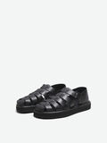 Selected ESTILO MARINERO CUERO SANDALIAS, Black, highres - 16084112_Black_006.jpg