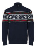 Selected STAR PRINTED KNITTED PULLOVER, Sky Captain, highres - 16082948_SkyCaptain_906268_001.jpg