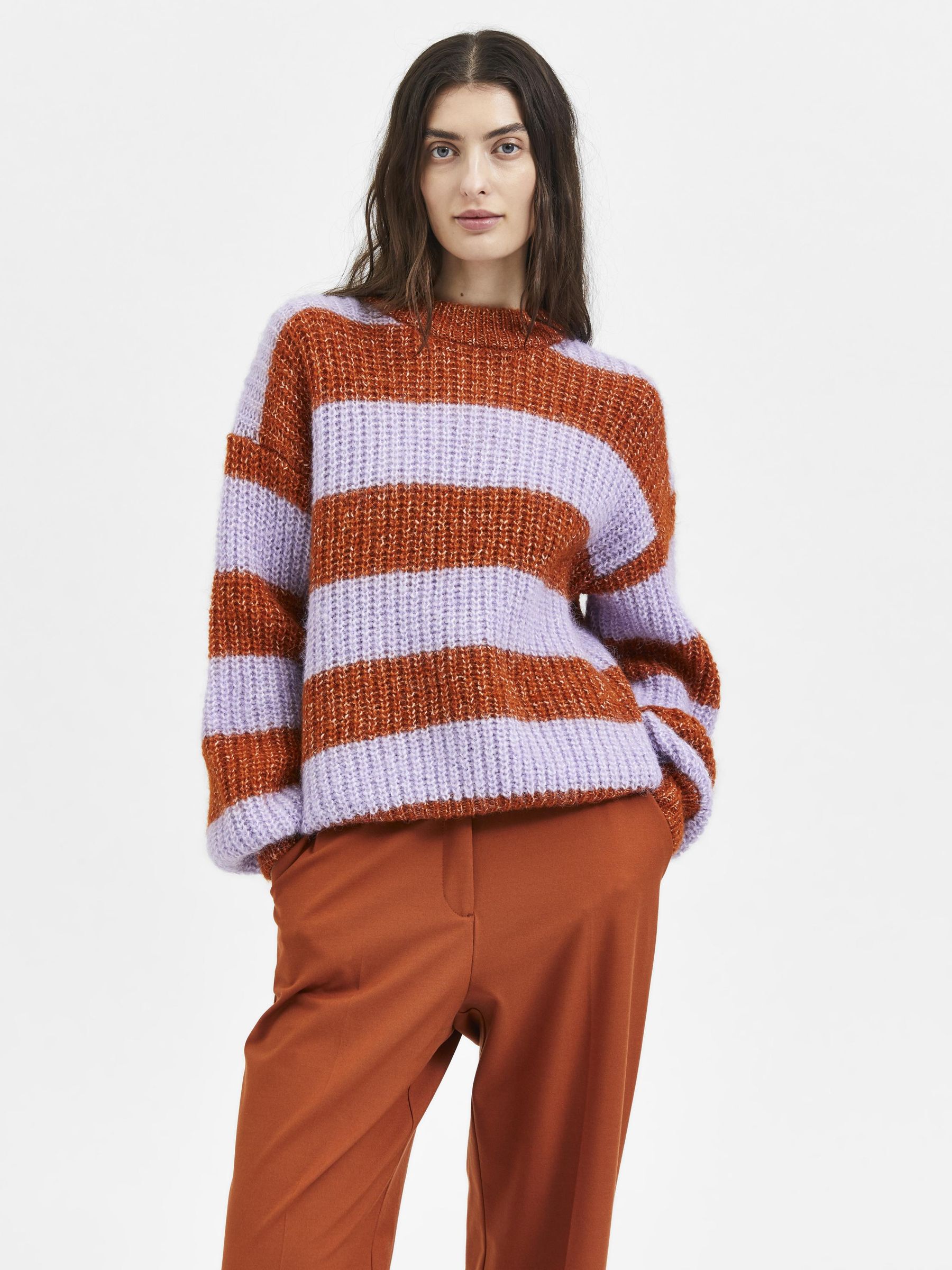 Selected femme trui bruin new arrivals