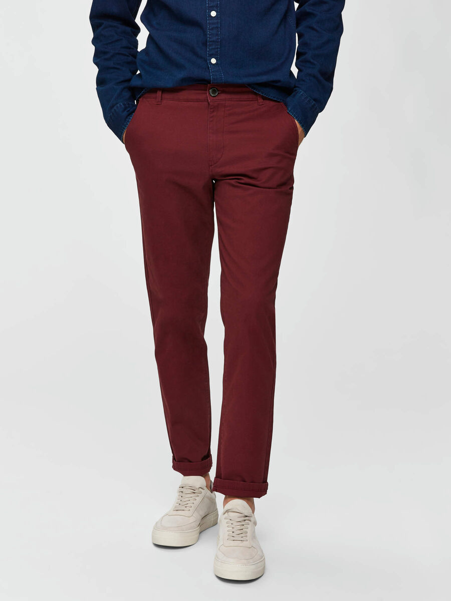 Selected SLHPARIS REGULAR FIT - CHINOS, Tawny Port, highres - 16068375_TawnyPort_003.jpg