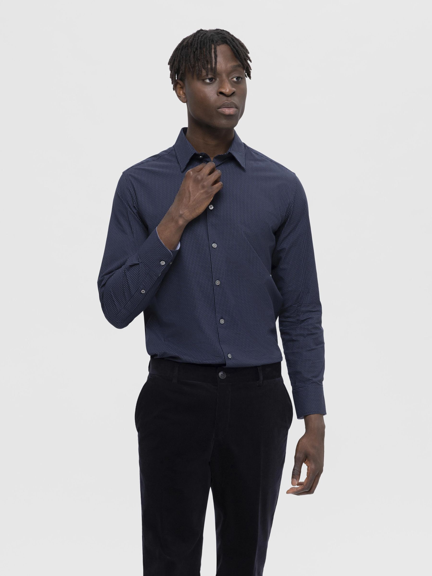 Herrskjortor slim sale fit