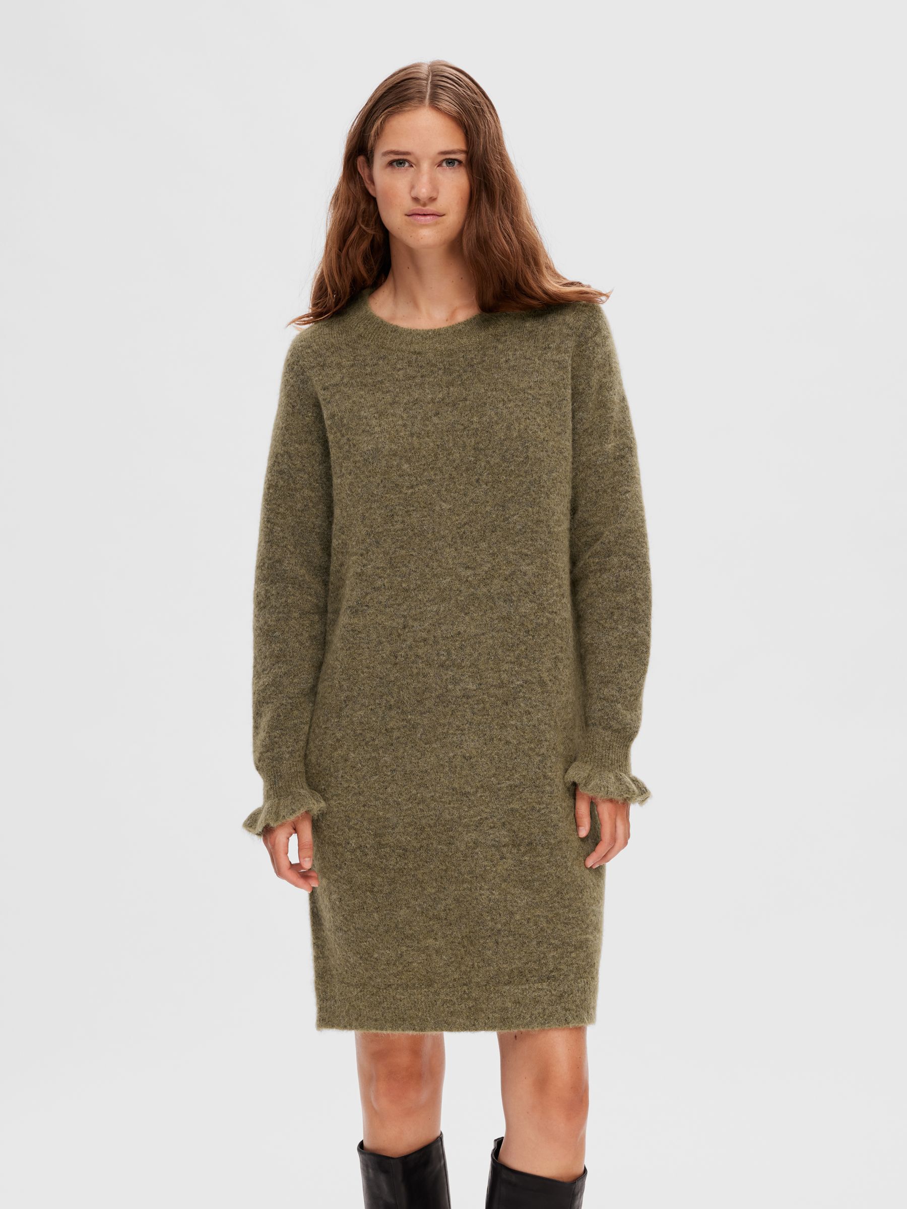 Gebreide mini jurk online
