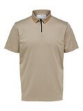 Selected ZIP-UP POLO SHIRT, Pure Cashmere, highres - 16086029_PureCashmere_001.jpg