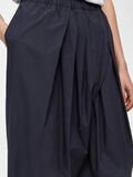 Selected VOLUMINOUS ORGANIC COTTON - TROUSERS, Dark Navy, highres - 16066603_DarkNavy_006.jpg