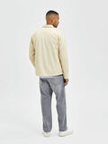 Selected LOOSE FIT OVERSHIRT, Oatmeal, highres - 16079965_Oatmeal_004.jpg