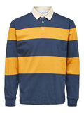 Selected COTON BIOLOGIQUE RUGBY POLO, Navy Blazer, highres - 16080154_NavyBlazer_861584_001.jpg