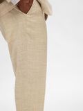 Selected LINEN BLEND TROUSERS, Sand, highres - 16087871_Sand_006.jpg
