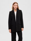 Selected LONG RELAXED FIT SINGLE-BREASTED BLAZER, Black, highres - 16091541_Black_003.jpg