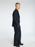 Selected WOOL BLEND PLEATED LOOSE-FIT TROUSERS, Dark Grey Melange, highres - 16097838_DarkGreyMelange_008.jpg