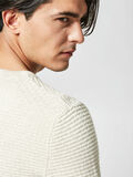 Selected CREW-NECK - SWEATER, Sand, highres - 16056903_Sand_006.jpg
