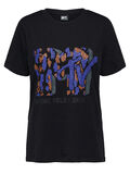 Selected MTV - T-SHIRT, Black, highres - 16063914_Black_641702_001.jpg