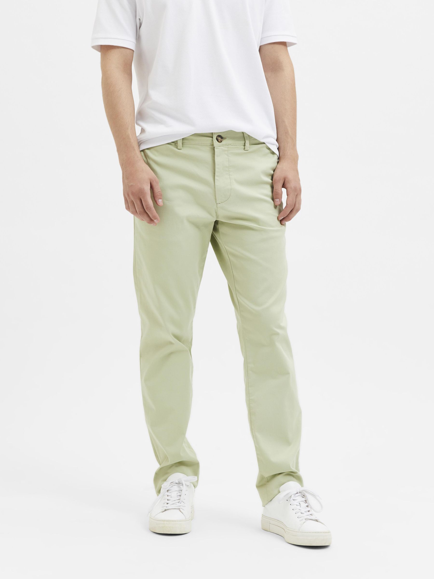 175 SLIM FIT FLEX CHINOS Green SELECTED HOMME