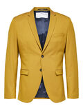 Selected COUPE SKINNY ET CONFORTABLE EXTENSIBLE BLAZER, Mustard Gold, highres - 16079704_MustardGold_001.jpg