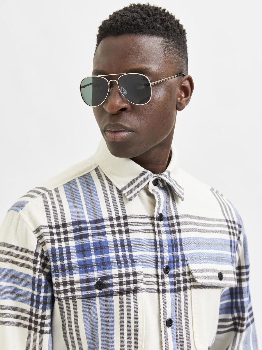 Selected CLASSIC SUNGLASSES, Gold Colour, highres - 16084127_GoldColour_923657_003.jpg