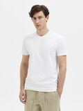 Selected V-HALS T-SHIRT, Bright White, highres - 16087850_BrightWhite_003.jpg