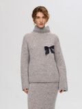 Selected WOOL BLEND HIGH-NECK  PULLOVER, Steel Gray, highres - 16086550_SteelGray_1082878_003.jpg