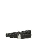 Selected ELASTIC LEATHER BELT, Black, highres - 16079037_Black_001.jpg