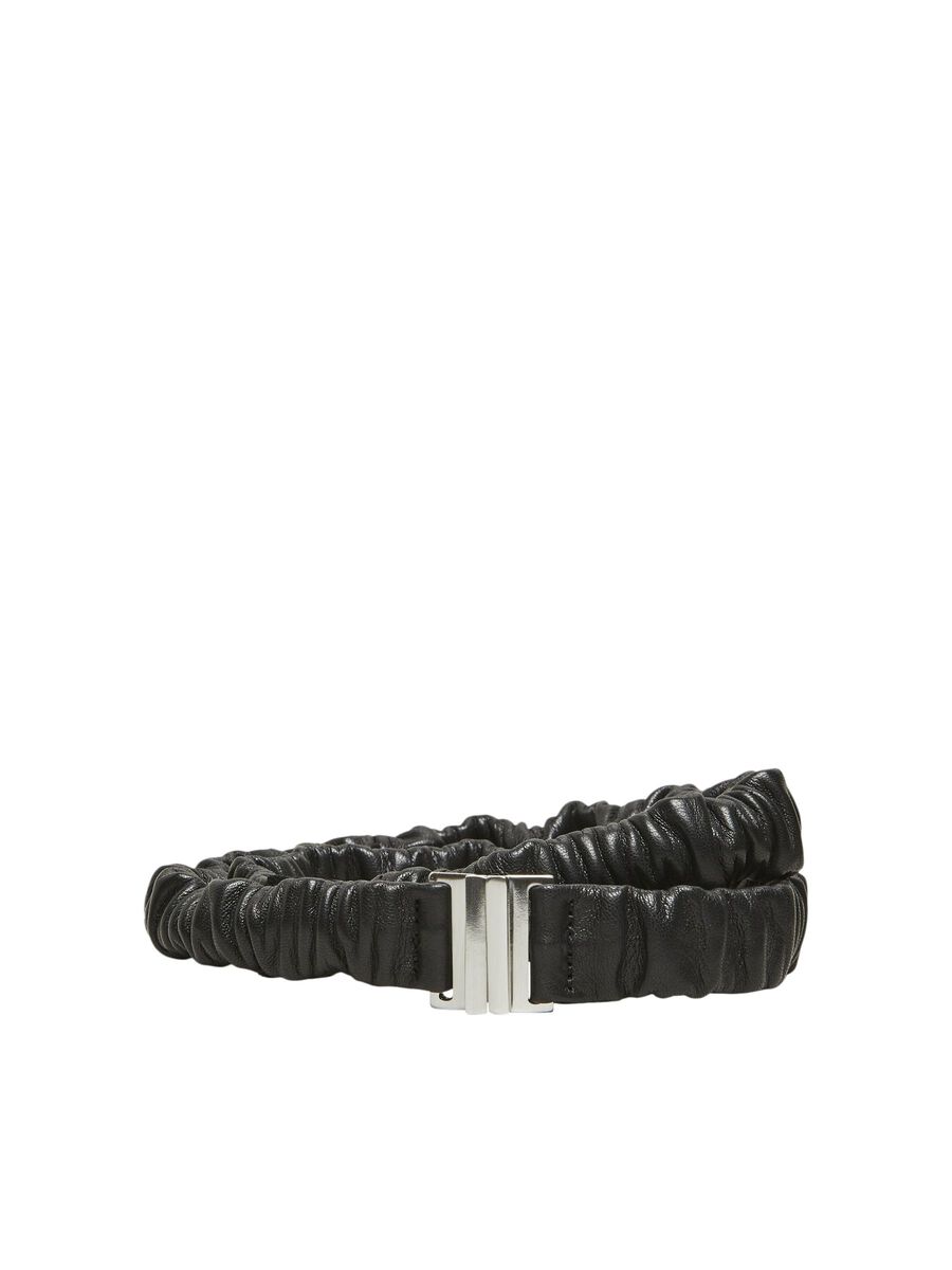 Selected ELASTISCH LEER RIEM, Black, highres - 16079037_Black_001.jpg