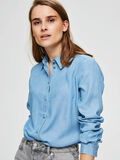 Selected EN TALLA PETITE - CAMISA, Light Blue, highres - 16073783_LightBlue_008.jpg