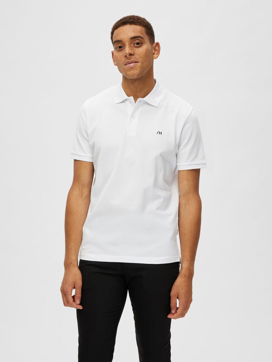 Selected KLASSISK POLO, Bright White, highres - 16087839_BrightWhite_003.jpg