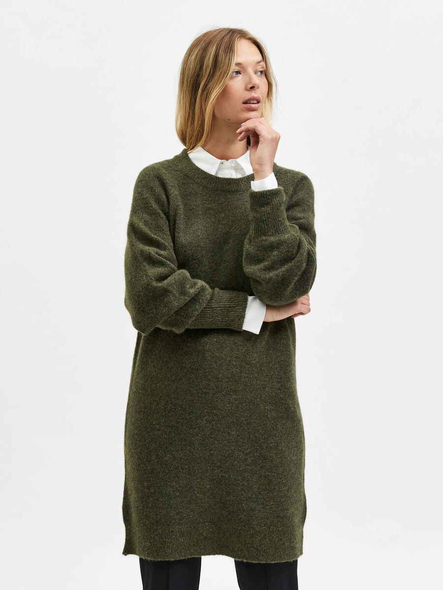 Selected LONG SLEEVED KNITTED DRESS, Kalamata, highres - 16082201_Kalamata_898207_003.jpg