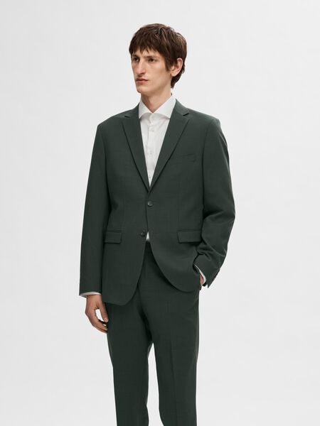 Selected SLIM FIT WOOL BLEND BLAZER, Dark Green, highres - 16085257_DarkGreen_003.jpg