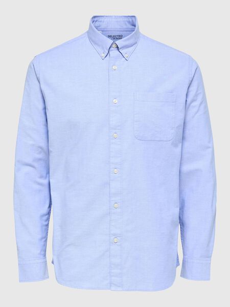 Selected OXFORD SHIRT, Light Blue, highres - 16077359_LightBlue_001.jpg