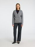 Selected VISCOSEMIX GEBREID VEST, Medium Grey Melange, highres - 16096170_MediumGreyMelange_005.jpg