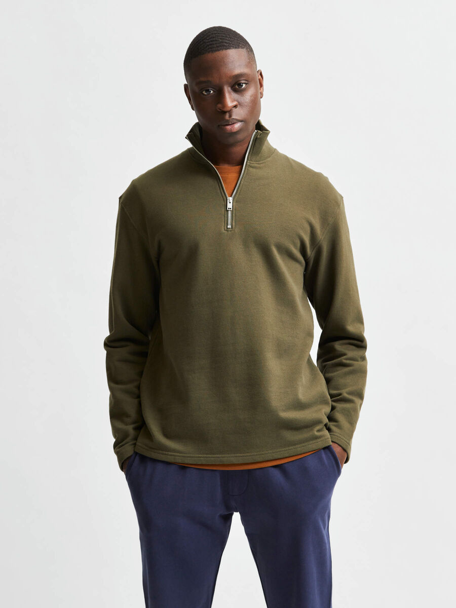 Selected ORGANIC COTTON SELECTED STANDARDS SWEATSHIRT, Forest Night, highres - 16080128_ForestNight_003.jpg