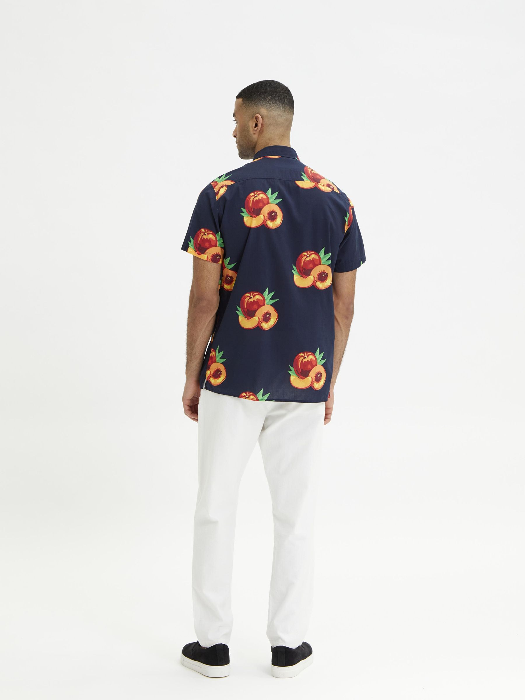 Tropic print cuban collar shirt | Selected