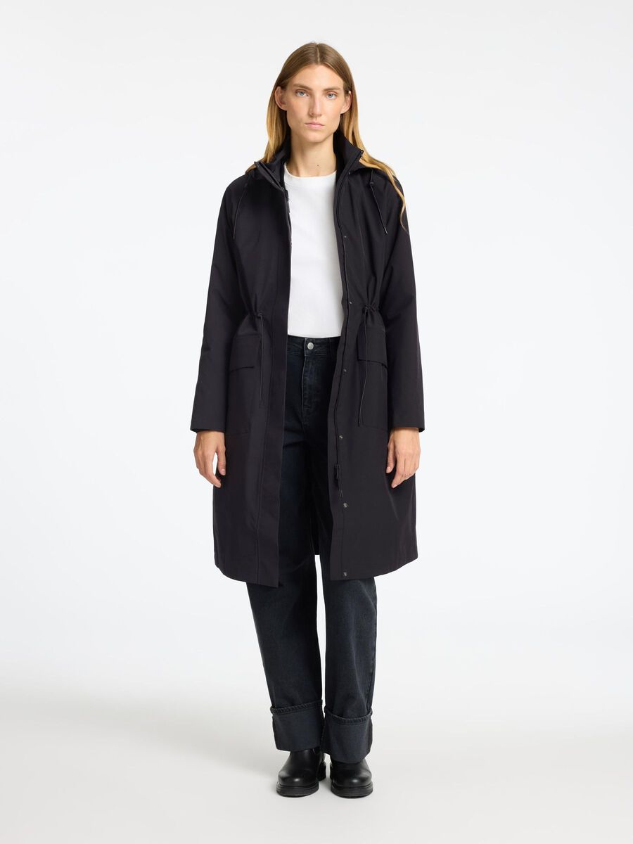 Selected WATERPROOF PARKA COAT, Black, highres - 16094250_Black_003.jpg